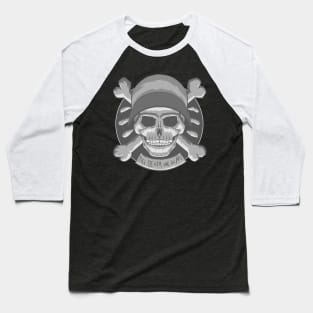 Skull: Till Death We Do Art Baseball T-Shirt